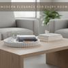 Dekorative Schale mit Wellenrand, modern, runde Form, multifunktionale Schale, neue Aufbewahrungsschale, Couchtisch