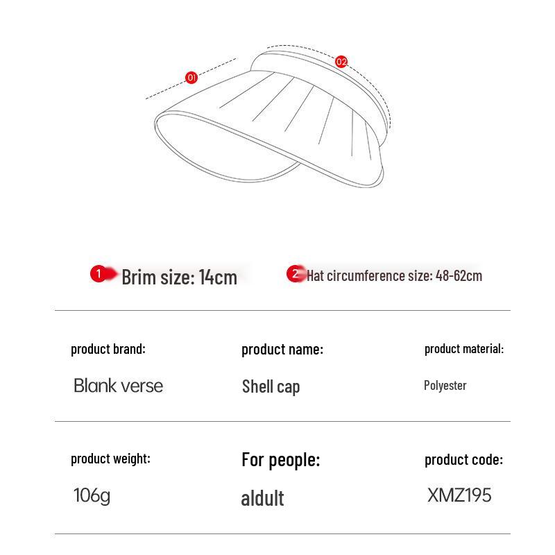 Women's UV Protection Open-Top Beach Hat with Face Cover