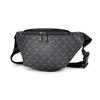 Fashion Rivet Waist Bag Unisex Chest Bag Creative Letter Print Street Crossbody Bag New Double-headed Zipper Wallet Shoulder Bag