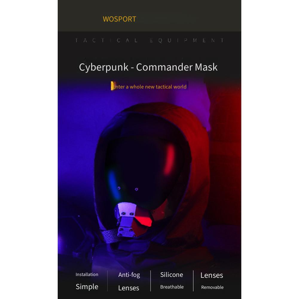 Sci‑Fi Techwear Mechanical Half‑Helmet Mask, Futuristic Cosplay Role‑Play Face Cover For Outdoor Dress‑up Prop
