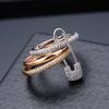 Unique Three Layer Design Rings Detachable Women Men's Personality Ring