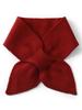 Wool Bow Tie Women Neck Warmer Small Scarf Cowl Collar Loop Soft Winter Essential Knit Accessories