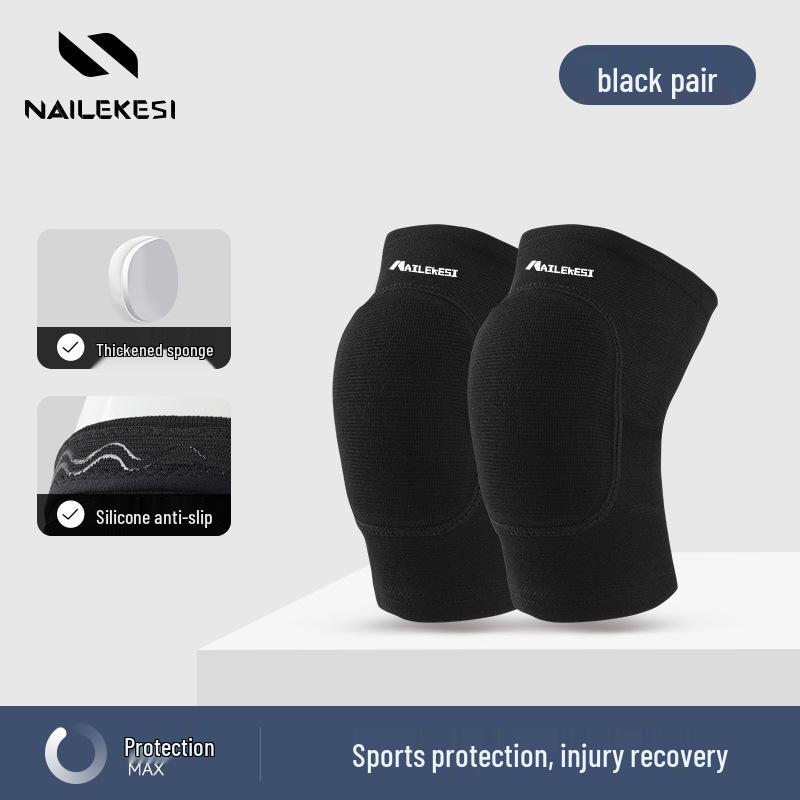 Breathable Thickened Sponge Knee Pads for Yoga, Dance, and Fitness - Suitable for All Ages and Seasons