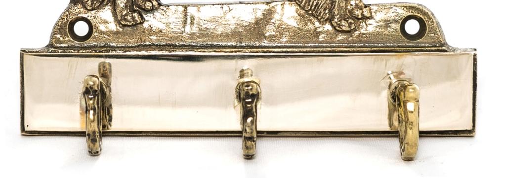 Collie Smooth – Key holder with a dog, brass handle for dog accessories | Art-Dog