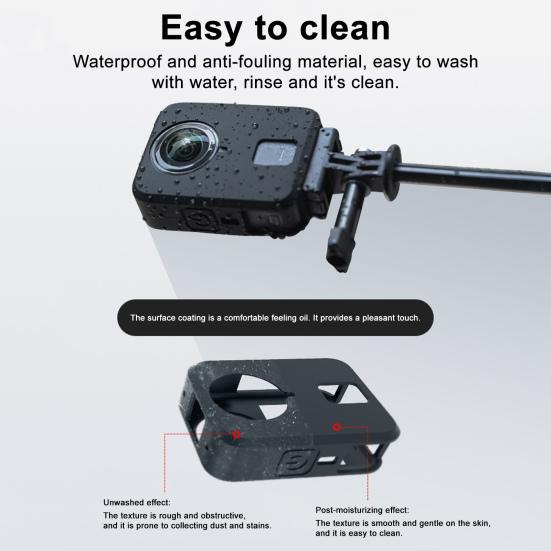 Action Camera Protective Case for DJI OSMO 360 Waterproof Shockproof Sports Camera Protector Cover Skin Shell Camera Accessories