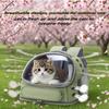2025 Transparent Pet Carrier Backpack Breathable Cat and Small Dog Shoulder Bag Outdoor Travel Pet Supplies Cat Accessories