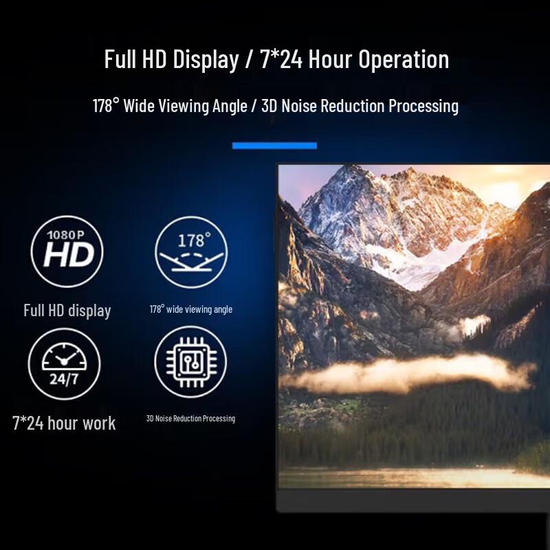 HIKVISION 24-inch HD Wide-Angle Surveillance Monitor