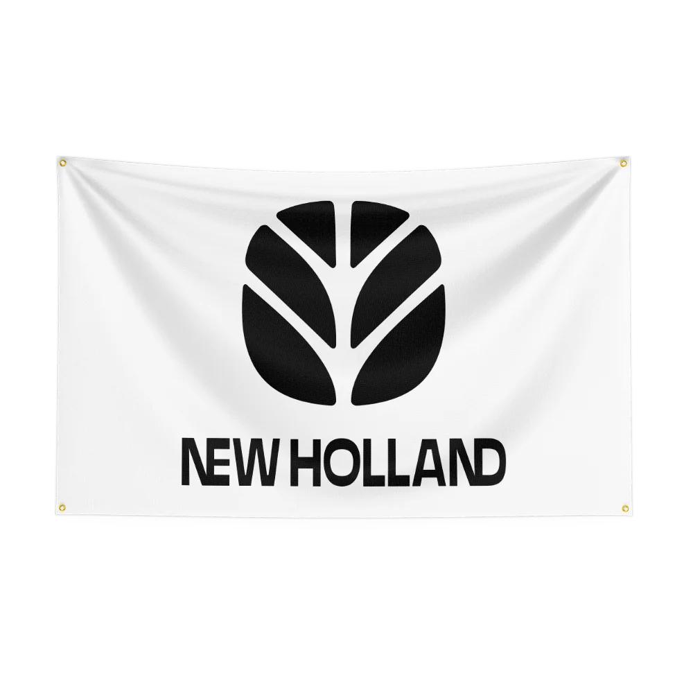 35ft NNew Holland NHAGs Tractors Flag Polyester Digital Printed Tool Tapestry Banner Curtain For Decor Agriculture