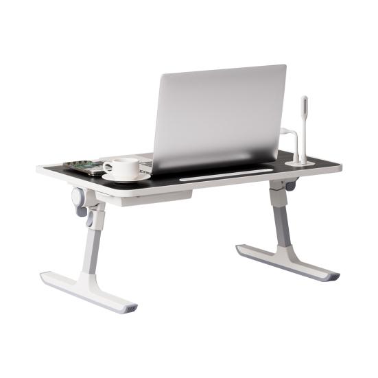 Laptop Bed Tray Table Height Angle Adjustable Laptop Bed Stand Portable Lap Desk with Foldable Legs