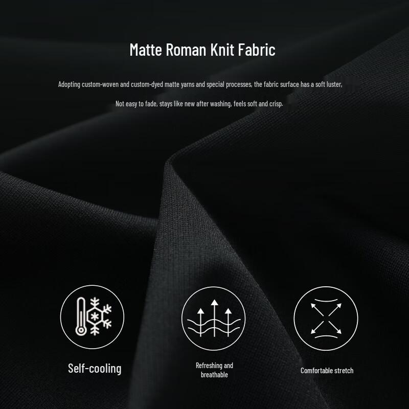 DIKENI Men's Roma Knit Four-Way Stretch Casual Pants