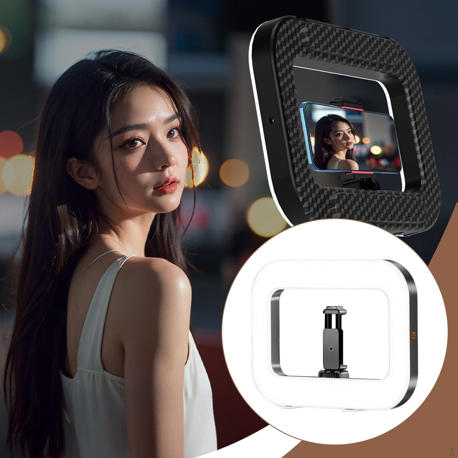 

Селфи Смартфон Видео Риг Портативный Ручной Заполняющий Свет с Регулировкой Яркости для Макияжа Путешествий Влогинга