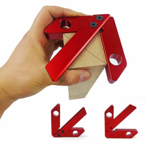 CarAngels Center Gauge, Center Square, 45 Square, Square Ruler, Right Angle Ruler, 45 Degree Ruler, Right Angle Clamp, Center Finder, Carpenter's Mar