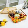5-Compartment Serving Tray for Snacks And Fruits, Portable Food Container