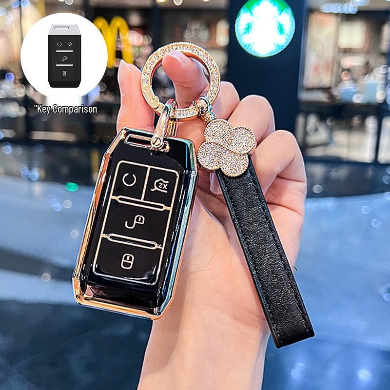 BYD Qin Fuel E1/E3, Old E2 Yuan Pro, New Energy High-End S2 Car Key Cover