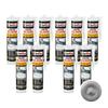 IsolBau Sanitary Silicone Gray Sanitär Silikon 10 x 300ml