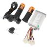 Controller Motore 36V 1000W Lega di Alluminio Gomma Controller Bicicletta Elettrica Kit Manopola Acceleratore con 2 Chiavi per Elettrico