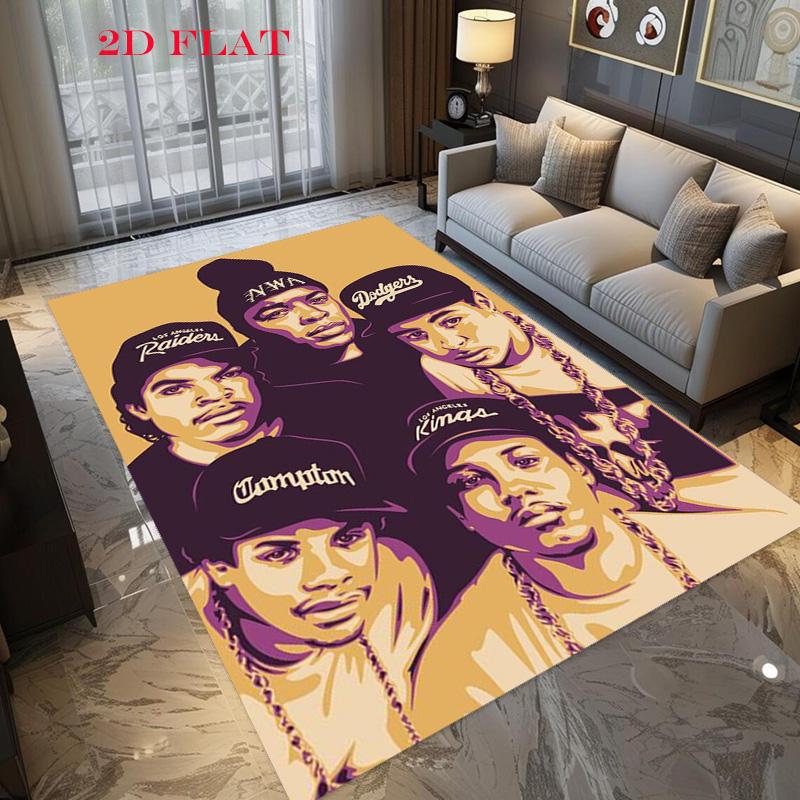 Ice Cube Hip Hop Graphic Art Carpet Doormat Floor Mats Office Chair Cushion Protective Pad Art
