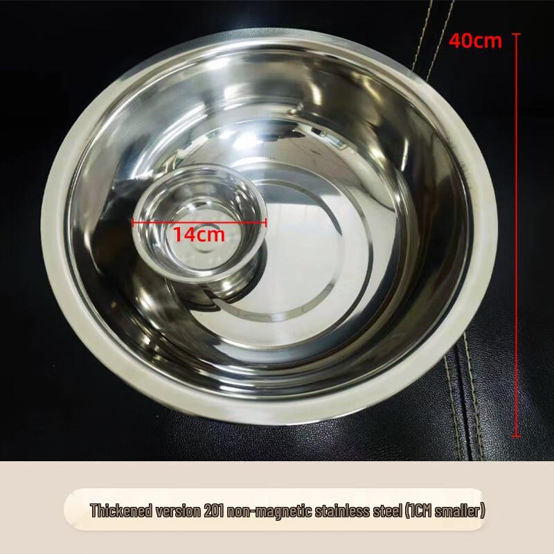 

ZISIZ Thickened 201 Stainless Steel Basin Set