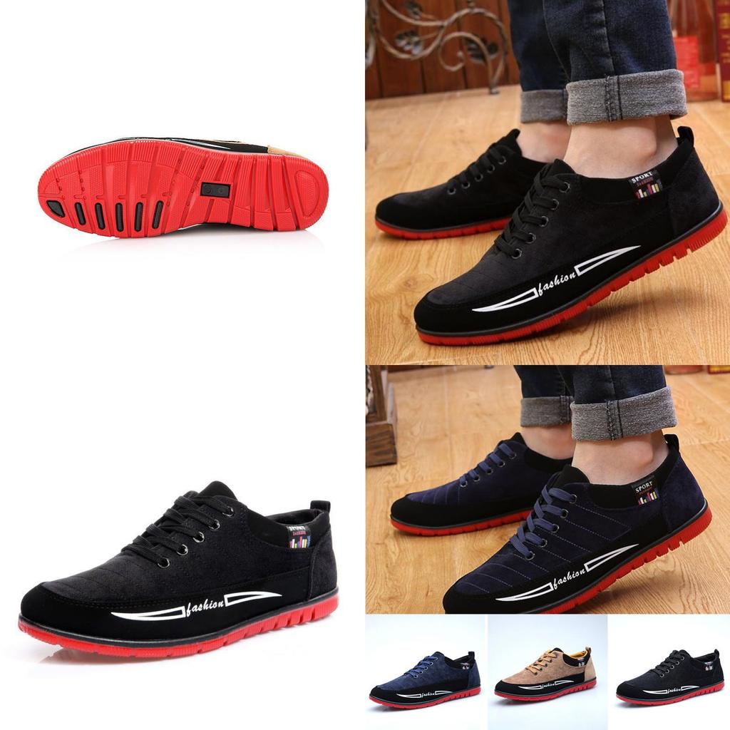 New Fashion Men Sneakers Casual Frosted Leather Running Shoes With Stylish Design And Comfortable Fit