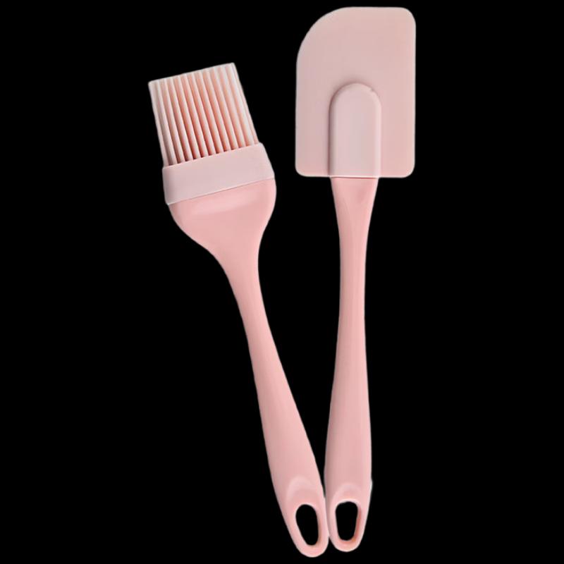 Ruhan Pink Silicone Baking Tool Set - 4-Pack
