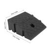 Auto-Schwellenrampe mit Seitenverschluss 250mm*270mm*110mm 2200 Lbs PVC Auffahrts-Schwellenrampen für Laderampe Bürgersteig Auto Motorrad