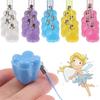 10 pièces/Paquet Organisateur Boîte à Dents de Lait de Bébé Boîte Fée des Dents de Lait de Bébé Boîte de Rangement pour Dents avec Collier Souvenirs Cadeau Boîte de Rangement pour Dents