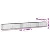 VidaXL Panier gabion avec couvercle 500x50x50 cm fer galvanisé, mur en gabion, mur de soutènement en gabion, clôture en 3295136
