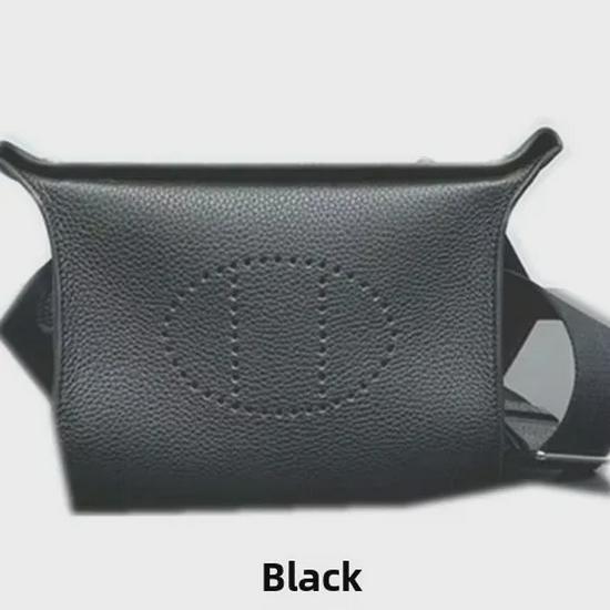 Luxusní kabelka Evelyn z hovězí kůže: Unisex podnos na večeři, design na hrudník, pas, rameno a crossbody