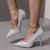 Fashion 2025 Fashion Ladies Shoes Shallow Women's High Heels  Party Plus Size Sexy Pointed Toe Best Seller Non-Slip Elegant High Heels