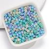 10g/lot 4mm Macaroon Color Glass Round Seed Beads Czech Spacer Seed Spacer BeadsFor DIY Jewelry Making Needlework Accessories