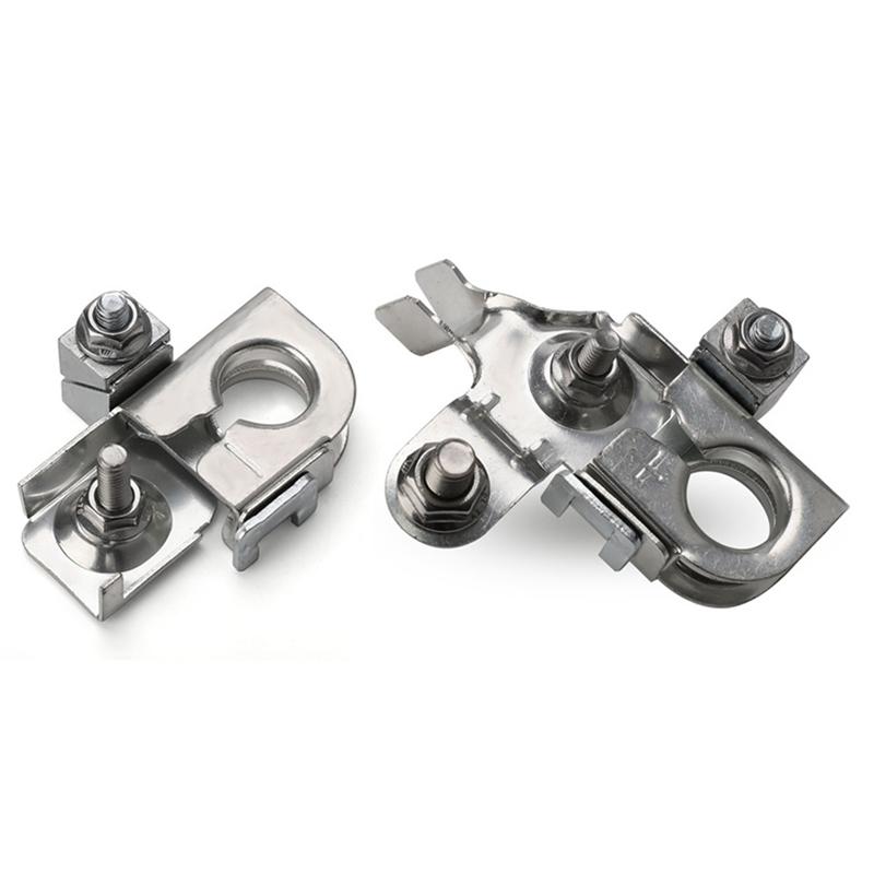 Battery Terminal Clamp Positive And Negative For Ford F150 Edge Explorer Fusion Taurus BT4Z-14450-AA BT4Z-14450-BA
