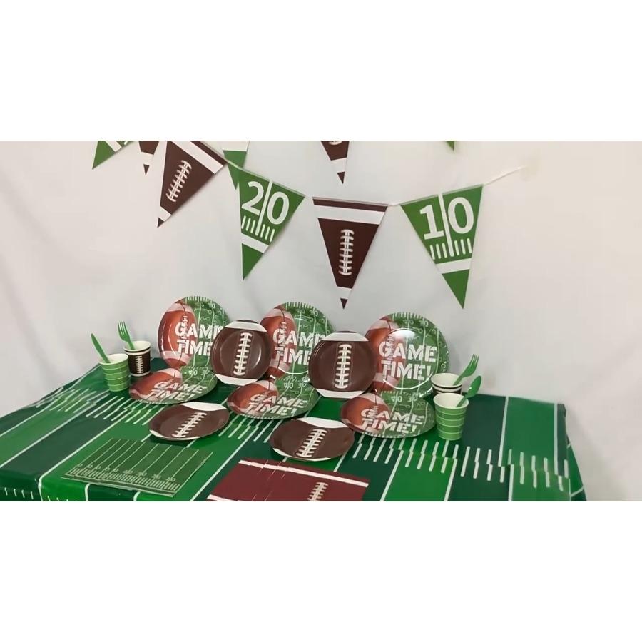 Best-selling football party theme tablecloth, party birthday set disposable table cover decoration