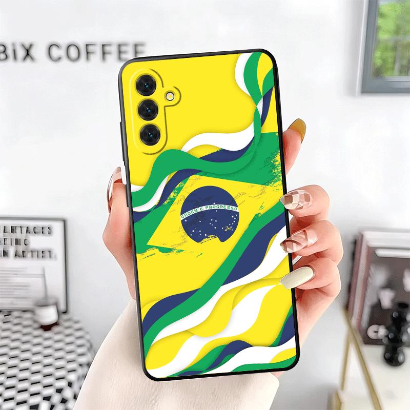 Brazil Brazilian Flag Soft Phone Case for Samsung A17 A37 A57 A16 A26 A36 A56 A15 A25 A35 A55 A14 A24 A34 A54 A13 A23 A33 A53 A5