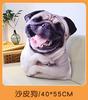 18 Kinds Dog Cat Animal Plush Pillow Both Sides Printing Stuffed Pug Corgi Hound Shar Pei Throw Pillow Sofa Home Decor Men Gift