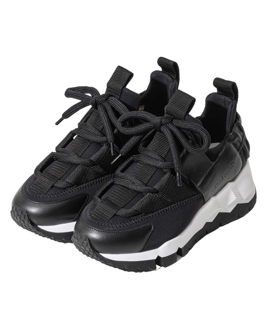 Pierre Hardy YS02 Trek Comet Size cm Sneakers, Women's XL, Black, 24.5 [Used]