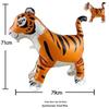 Kids' Wheeled Walking Balloon: Cartoon Dinosaur & Tiger