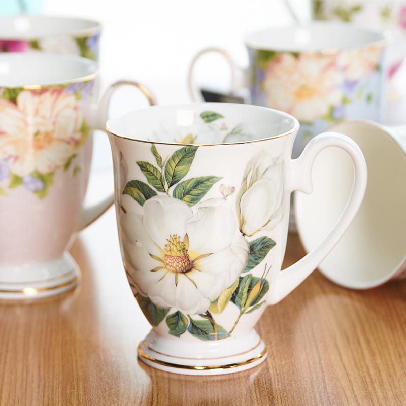 Set di Tazze Creative in Osso Porcellanato Ceramico – Tazze per Caffè, Tè, Latte, Acqua e Spazzolino da Denti