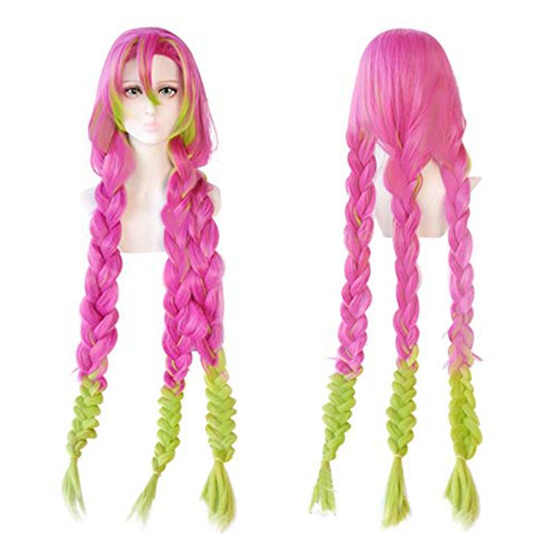 Slayer Demon Kimetsu No Yaiba Kanroji Mitsuri Cosplay Costume Outfit Complete
