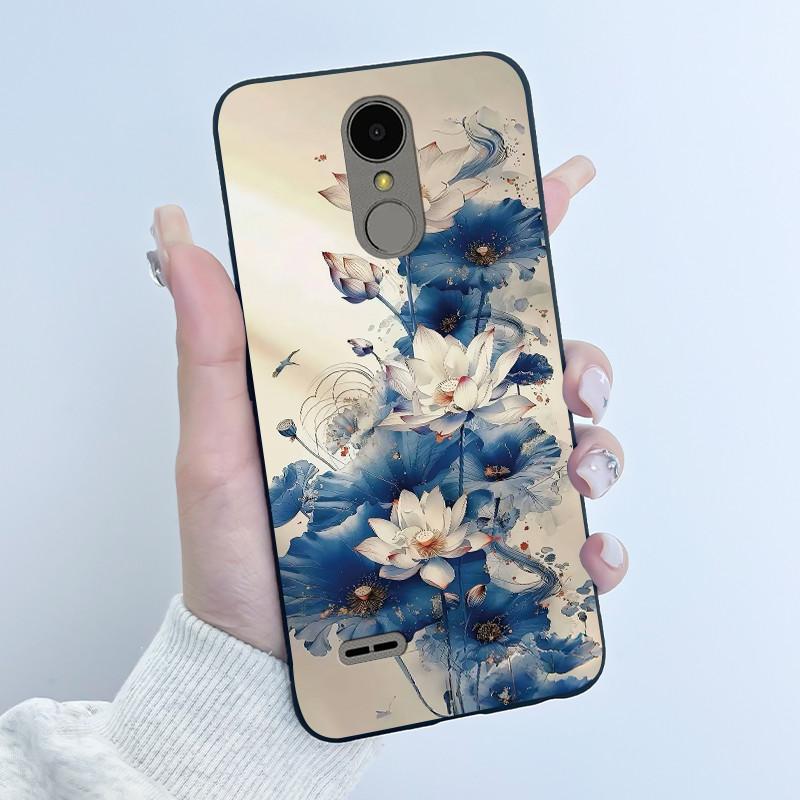 Casing For LG K4 2017 X230/LG K8 2017 X300 Slim Case Aesthetic Luxury Cute Cool Boys Girls Black Matte Soft Silicone Back Cover