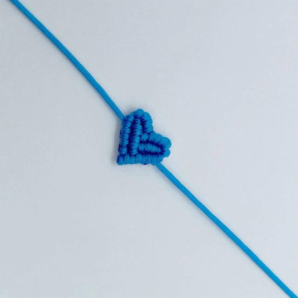 Handarbeit Handgestrickt Pfirsich Herzförmig Glücksbringend Rotes Seil Armband Verstellbar Damen Beste Freundin Anhänger Einfach Herren Paar Liebende Geschenk