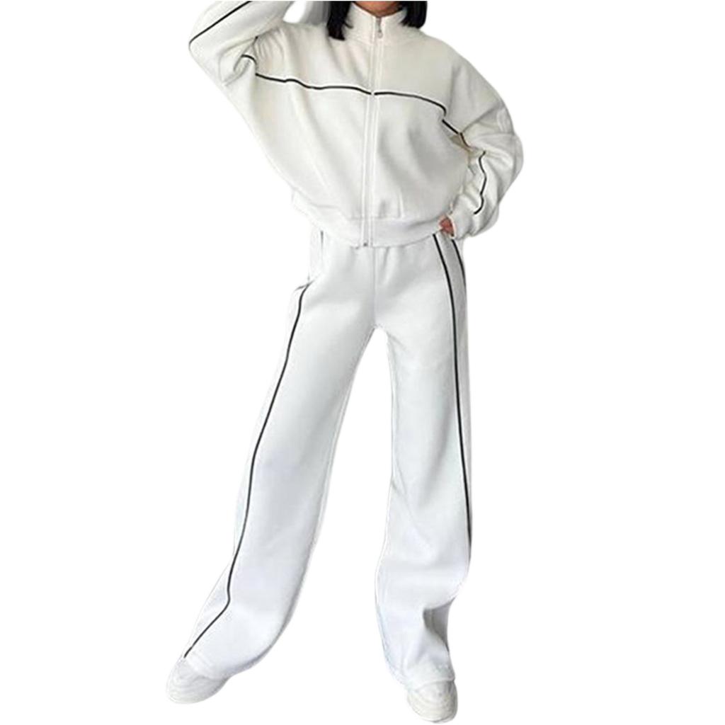 Women's Casual Loose Fit Sweatshirt Set