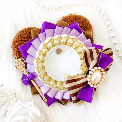 G-Trigger Oshikatsu Magnet Ita Rosette Bear Ears Purple [Used]