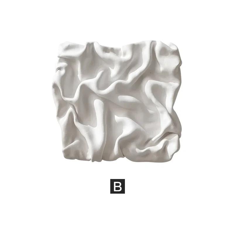 

Geometric Wrinkle 3D Wall Hanging Ornaments Living Room Background Display Paintings Wall Decoration Room Aesthetics Decor 20x20cm