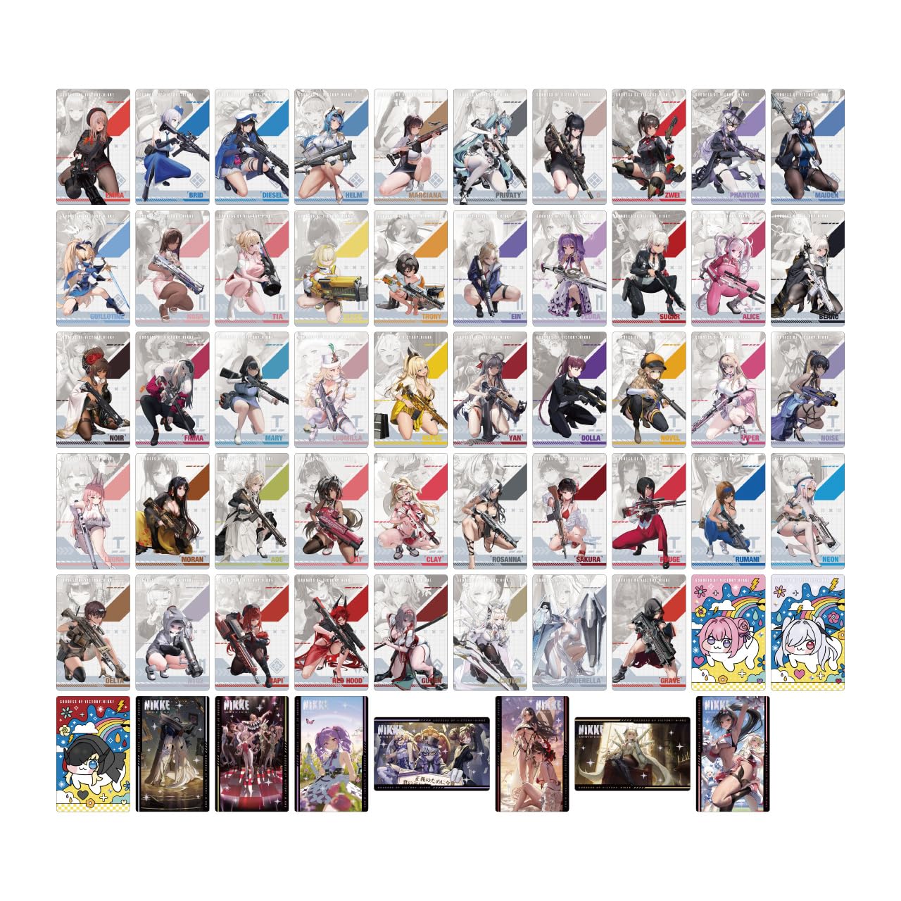 

Algernon Products Goddess of NIKKE Gun Girl Metal Card Collection 3 1 Box 72 x 40 x 142mm Paper Victory Vol. Approx.
