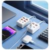 4/6 Port USB Charging Adapter Splitter With Data Transfer And Power Delivery For Phones Tablets Laptops