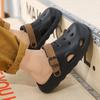 Fashion Men Clogs Summer Slippers Buckle Design Beach Sandals Soft Garden Shoes Casual Outdoor Slides Breathable Slippers Home Shoes