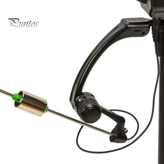 Swinger-Bissanzeiger für das Angeln im Freien, verstellbares Design, kompakte Größe, tragbar, beleuchteter Swinger, Karpfenangelzubehör