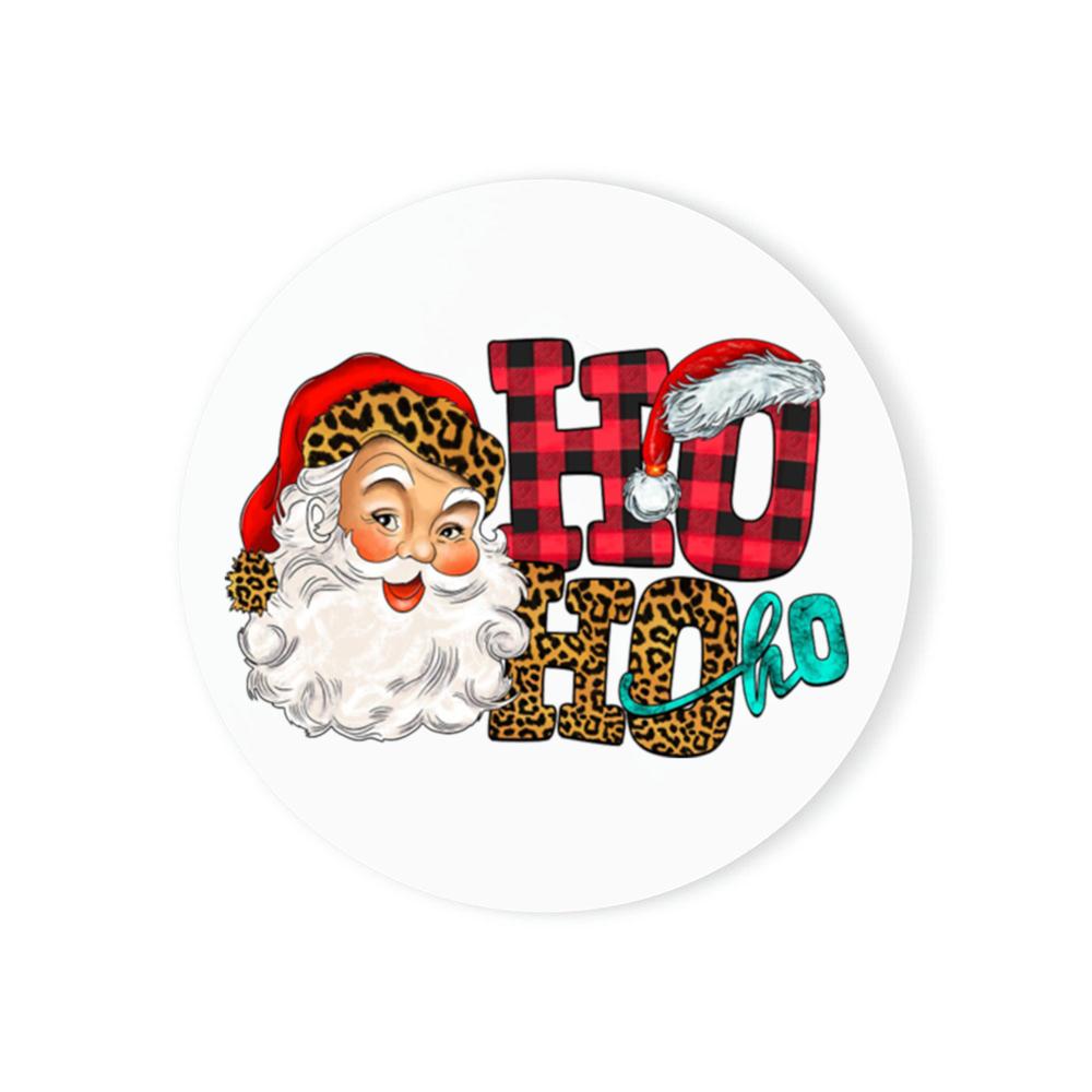 Christmas Coasters with Holder Best Absorbent Coasters Gift Round Cup Mat Housewarming Gifts for Home Kitchen Decorations