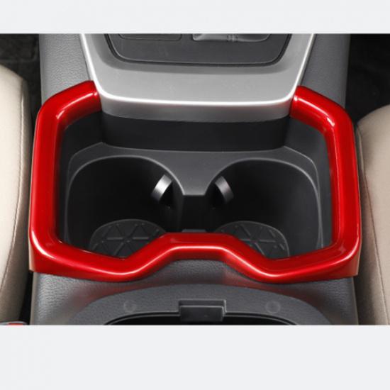 FOR Toyota RAV4 -2024 Bright Red Front Water Cup Holder Cover Trim
