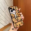 C-Cartoon-C-Cutes C-Capybara Handyhülle Schwarz Passend für iPhone 17,16,15,11,13,14 Pro Max,Plus,X,Xr,Xs Max,13Mini
